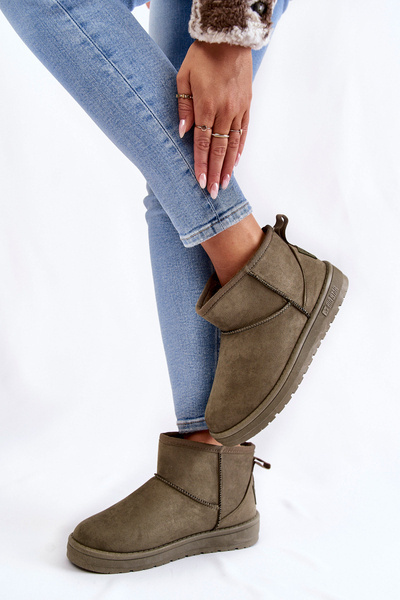 Dámské teplé sněhule Big Star KK274292 Khaki