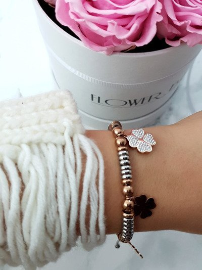 Dámský Náramek s Jetel Charms