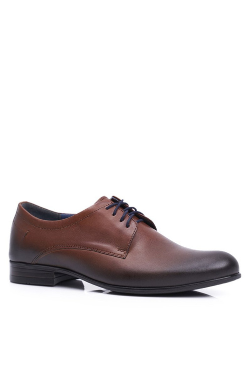 Pánské Polobotky Casual Nikopol Kožené Hnědé 1738