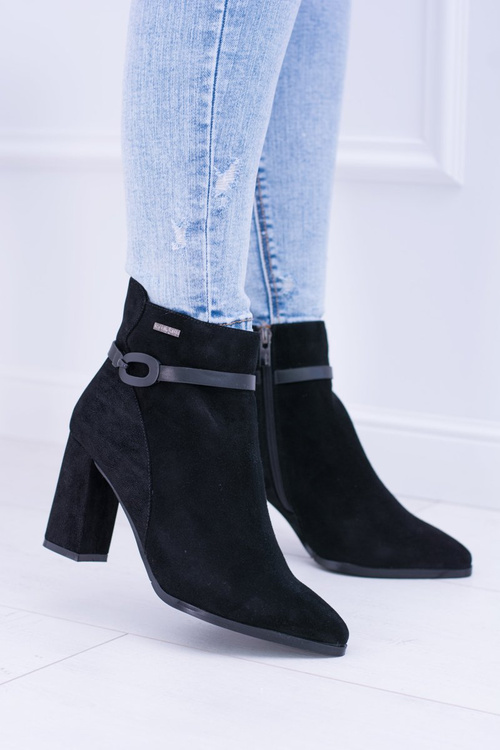 Big Star Black Suede topánky na post BB274383