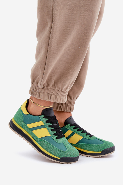 Nízké Sneakersy Tenisky Dámské Zelené Sellira