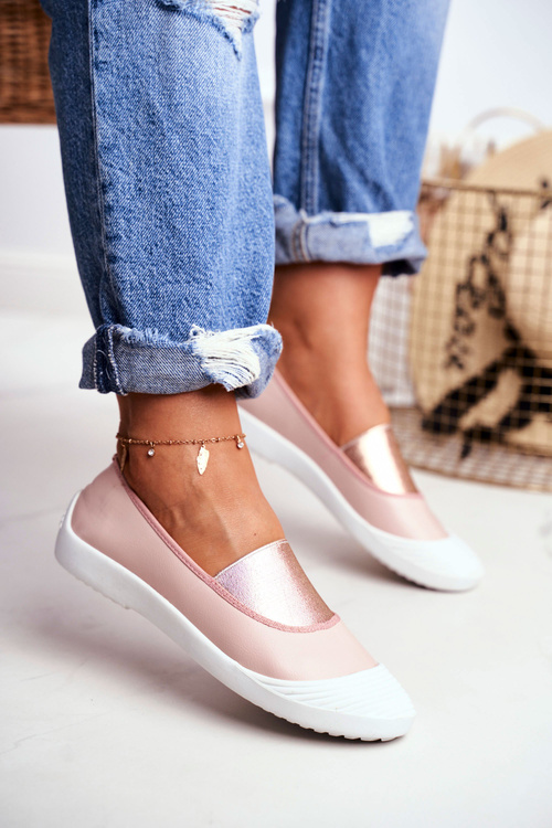 Vkĺznite na tenisky na pošmyknutí tenisiek Pink Justice