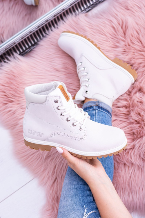 Big Star Boty Dámské bílé Timon