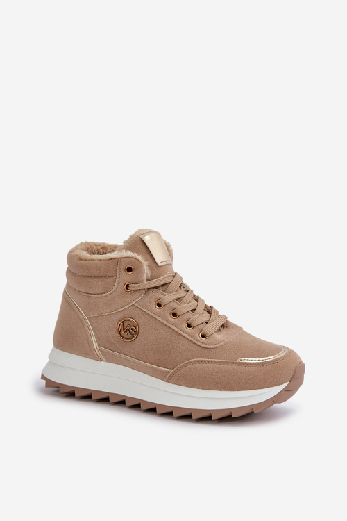 Čižmy Dámske Športové Topánky Izolované Na Platforme Khaki Ariatte