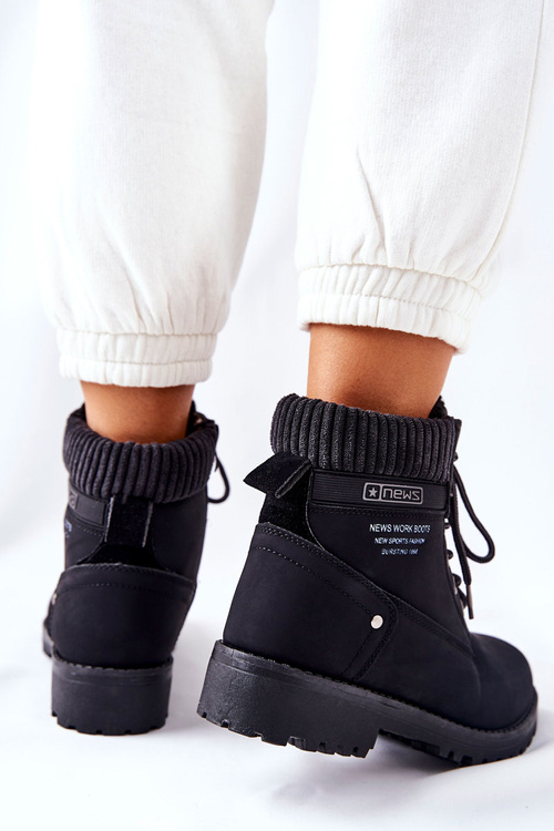 Dámske topánky čierne grunders