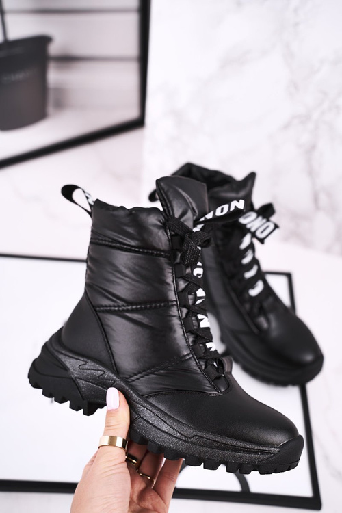 Détské Sněhule Teplé Černé Grantes