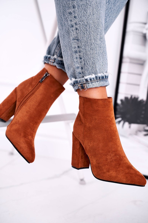 Dámské Kotníkové Boty Na Podpatku Camel Sharks