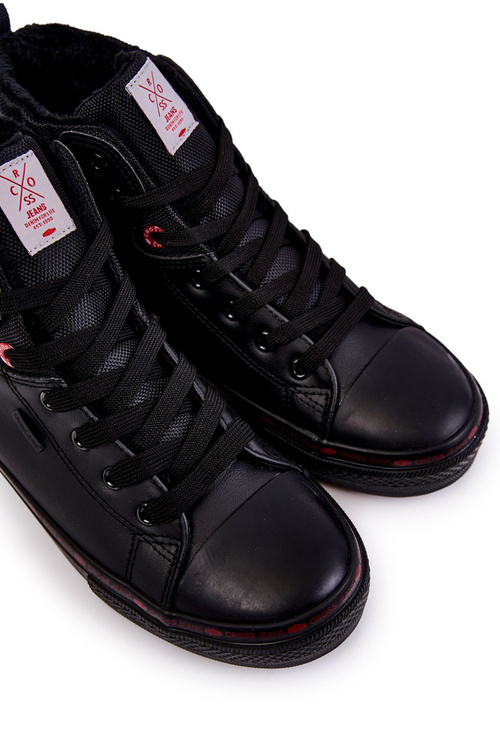 Pánské tenisky High Insulated Cross Jeans KK1R4054C Černe