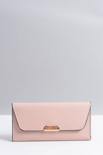 Štýlová veľká ružová dámska peňaženka