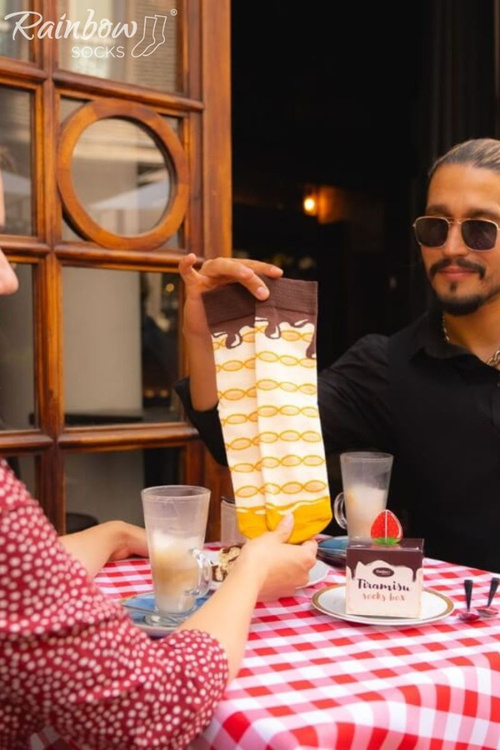 Ponožky PLANT MILK Rainbow Socks