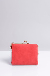 Mała Damska Czerwona Portmonetka