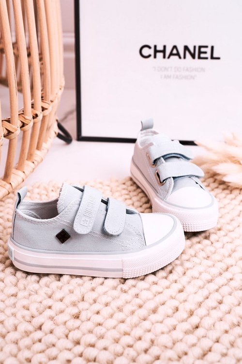 Dětské Tenisky Na Suchý Zip BIG STAR HH374100 Modré