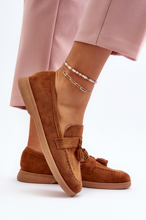 Dámske semišové mokasíny Camel Dansitu