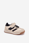 Detské Sneakers Športová Obuv Na Suchý Zips Béžová Viona