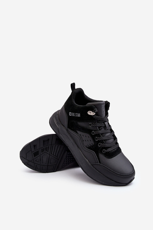 Mužské Zateplené Sportovní Boty Černé Big Star MM174161
