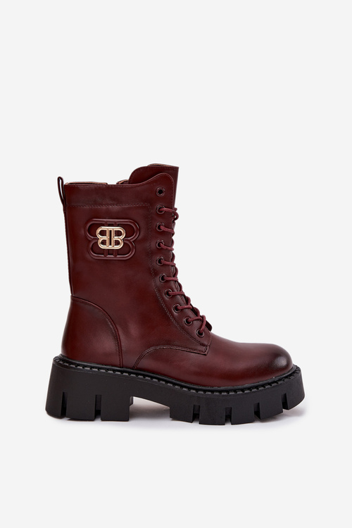 Zateplené workery dámske s ozdobou Bordeaux Melisse