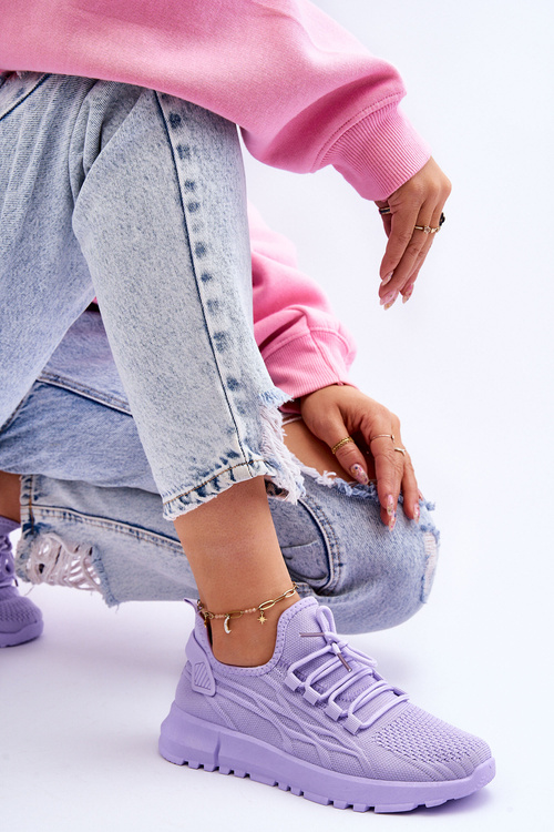 Dámská nazouvací sportovní obuv Tenisky fialove Rosett