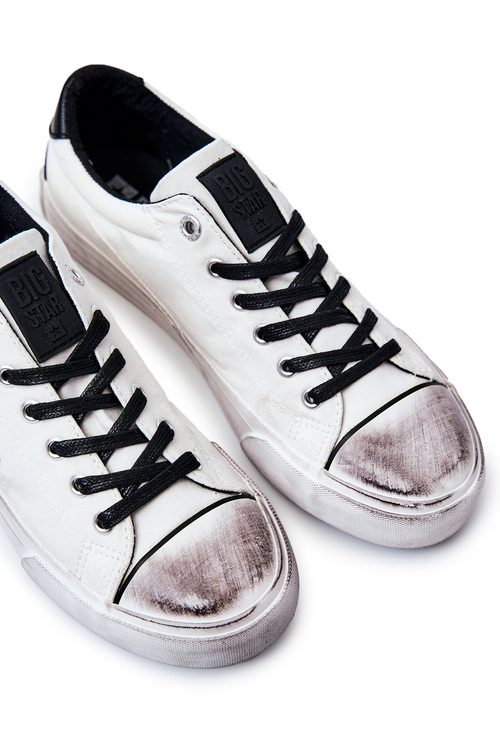 Pánské tenisky BIG STAR JJ174248 Bílo-černé