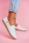 Espadrilles Dámska veľká hviezda Slip-on White FF276038