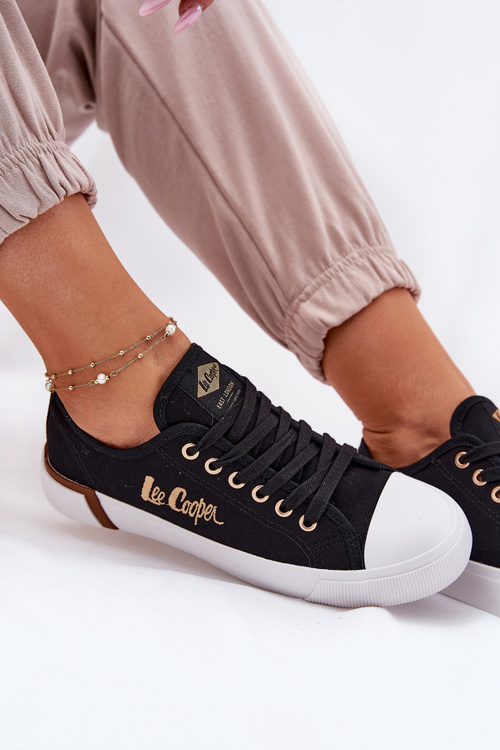 Dámske Textilné Tenisky Lee Cooper LCW-25-31-3427L Čierne