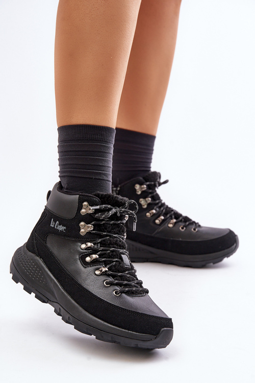 Dámské Lehká Kotníková Obuv Na Zip Černá Lee Cooper LCJ-24-03-3073