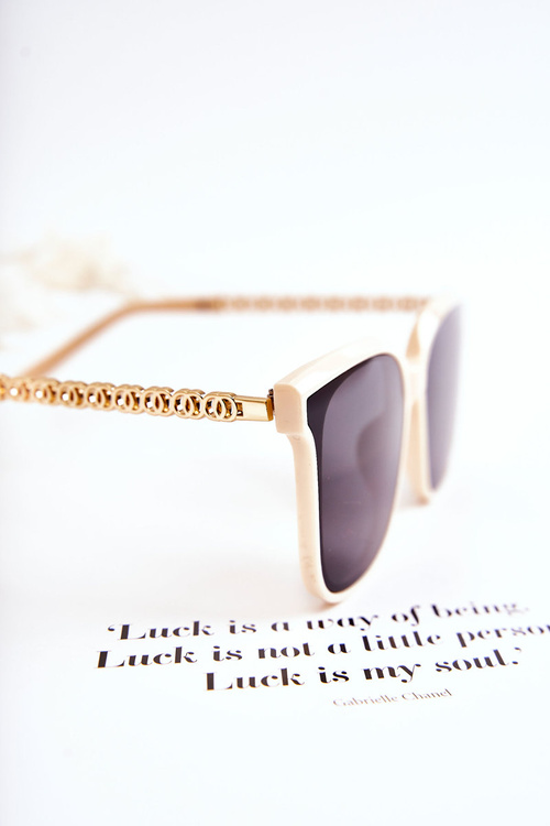 Dámske slnečné okuliare v130035 biele