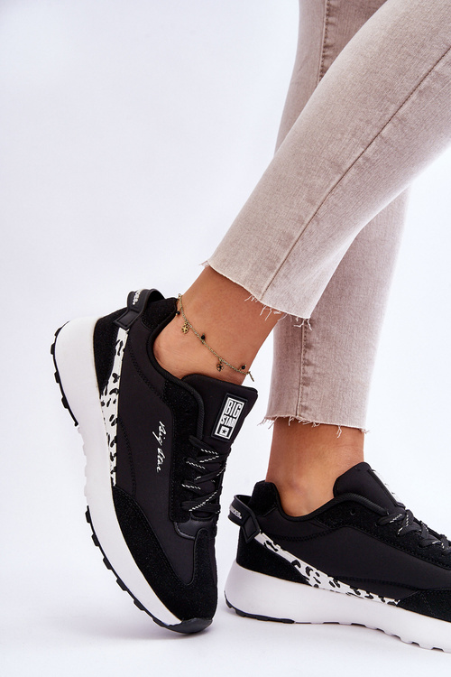 Dámské tenisky Memory Foam System Big Star LL274956 Černe