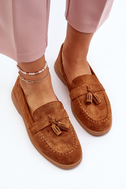 Dámske semišové mokasíny Camel Dansitu