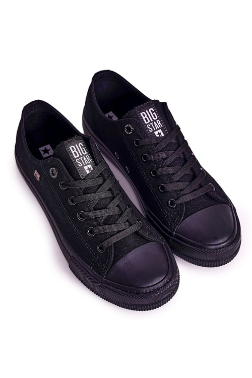 Pánské Klasické Nízké Tenisky BIG STAR AA174009 Černé