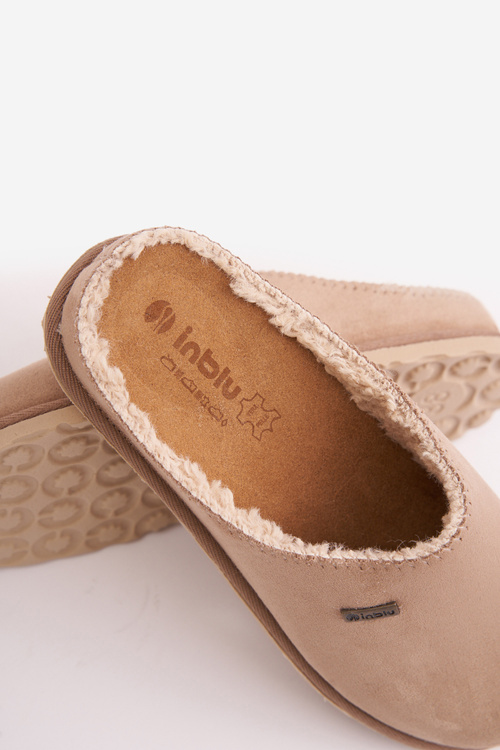 Domácí zateplené pantofle Inblu CS-34-011 Béžové
