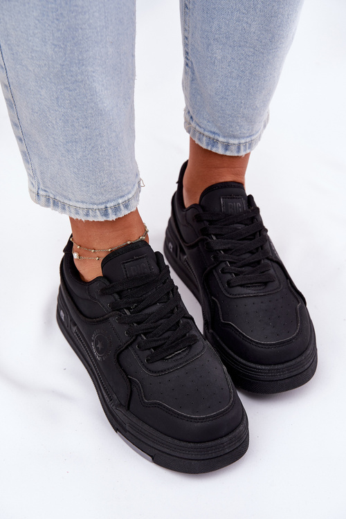 Nízké Dámské Tenisky Big Star RR274A311 HI-POLY SYSTEM Černé