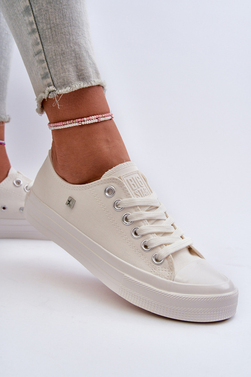 Klasické Dámske Tenisky Big Star NN274285 Biele