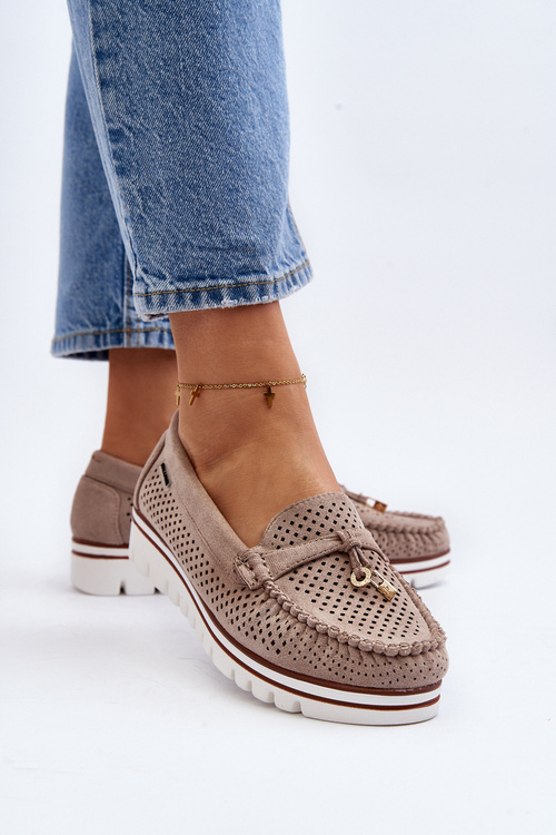 Dámské modré prodyšné mokasíny Twista