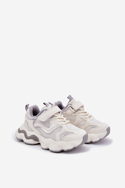 Detské Tenisky Na Hrubej Podošve Biele Lianees