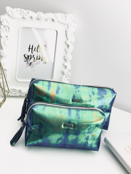 Kozmetička vrece nobo zelená benzín