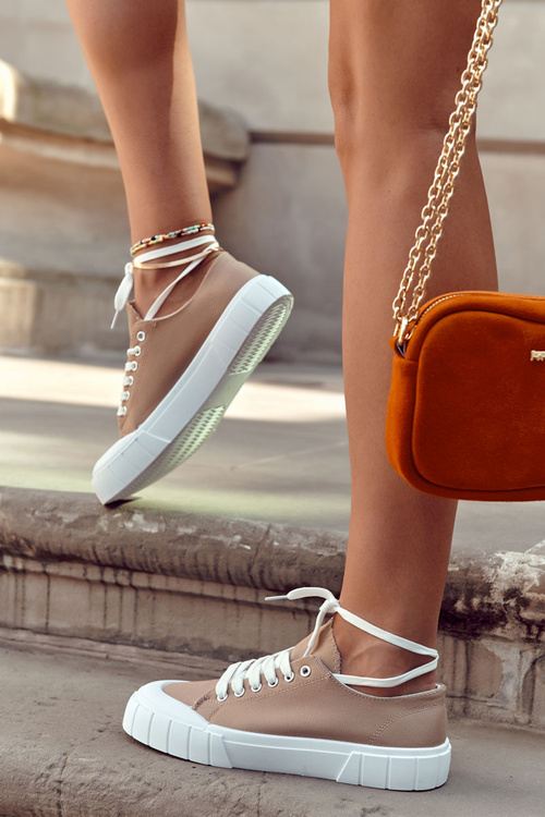 Dámské Tenisky na platformě Hněde Comes