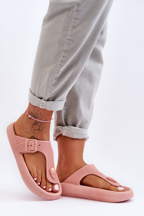 Dámska ružová flip -flops Apolla
