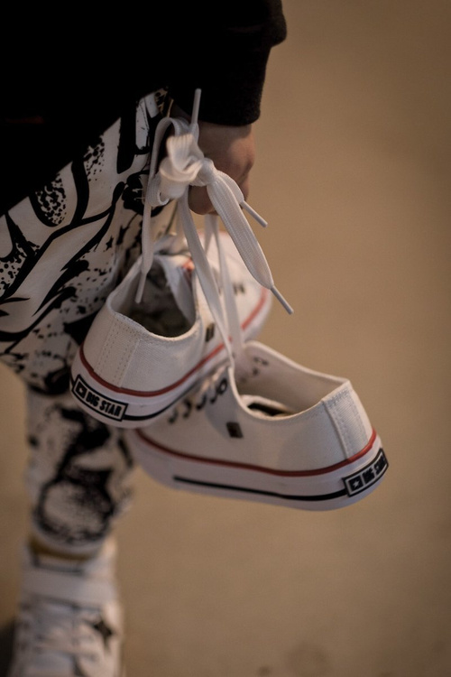 Dětské Klasické Tenisky Nízké BIG STAR HH374089 Bile