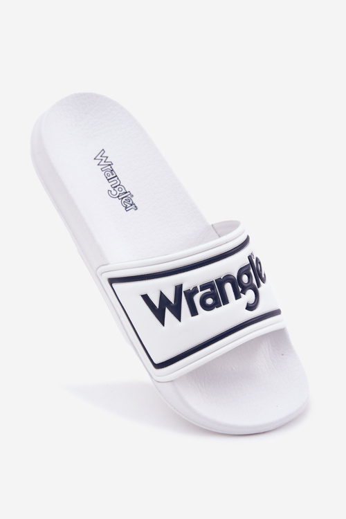 Pánské Pantofle WRANGLER AVERELL SLIDER MEN LOW 20251042.1FG Bílé