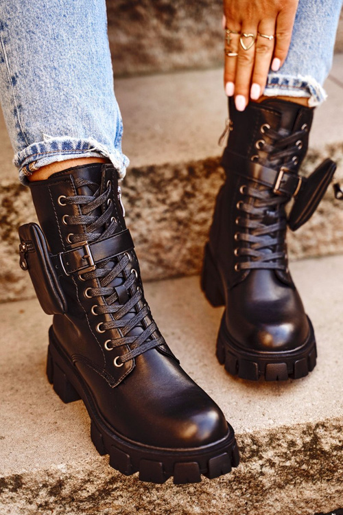 Dámské Kotníkové Boty Černé Verdem