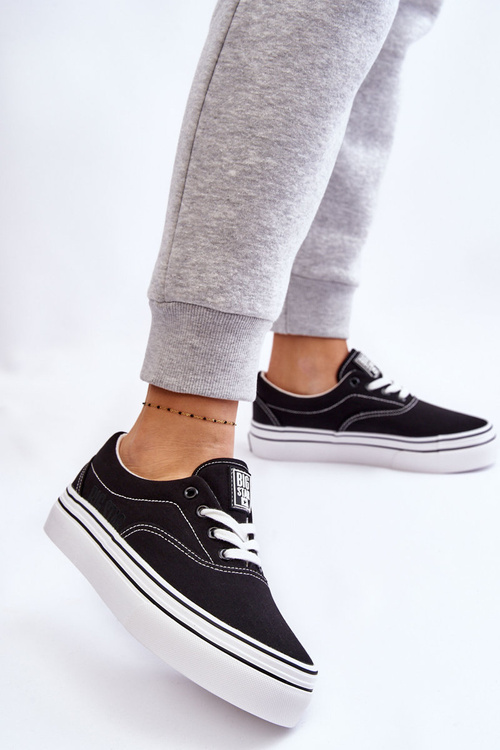 Dámské Tenisky na platformě Big Star LL274230 Černá