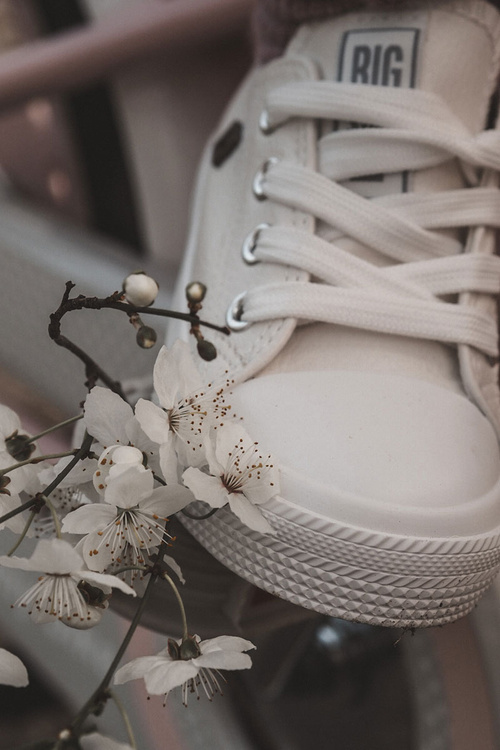 Detské kožené tenisky Veľká hviezda JJ374310 biela