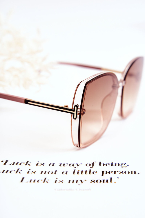 Klasické sluneční brýle V160023 Hnědo-růžová