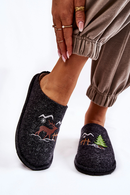 Domáce Papci Big Star KK276018 Čierna a béžová