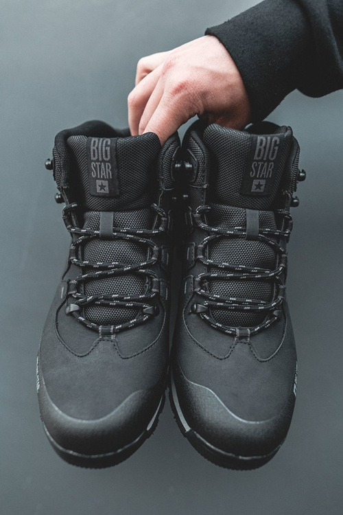 Pánská Treková Zateplené Obuv Big Star EE174437 Černé