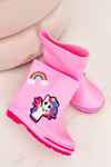 Detské galoshes s ružovým poníkom
