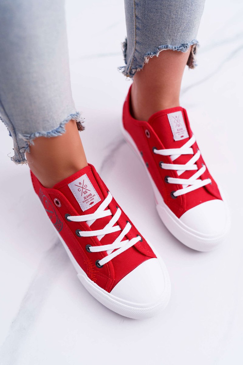 Dámské Tenisky Cross Jeans Červené DD2R4072