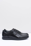 Men's Black Leather Shoes Nikopol Casual Polver