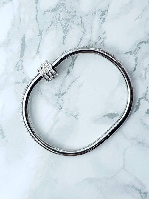 Dámský Náramek Ocel se zirkonem stříbrný Ferni