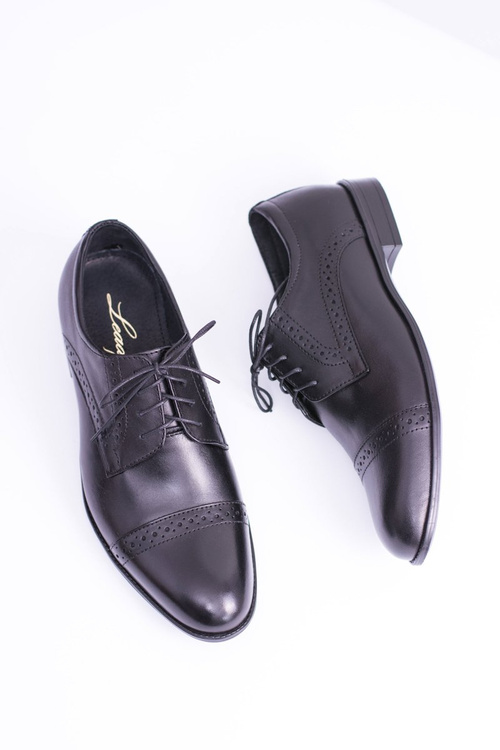 Formální pánské kožené boty Gerard černé